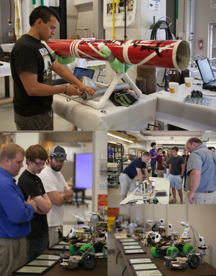 Student projects were on display May 8 during the 12th annual Engineering Expo. (WKU photos by Clinton Lewis)