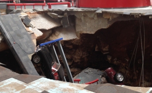 WKU faculty and students have been assisting National Corvette Museum officials in assessing the sinkhole and developing plans to remove the cars.