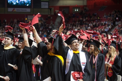 WKU's 177th Commencement will be held May 15-16 at Diddle Arena. The graduate ceremony will begin at 5 p.m. May 15 with three undergraduate ceremonies at 9:30 a.m., 2 p.m. and 6 p.m. May 16. 
